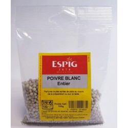 POIVRE BLANC ENTIER - 0.1Kg