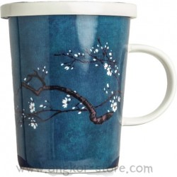 TASSE A THE MAGNOLIA BLAUW...