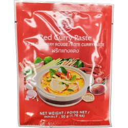 PATE DE CURRY ROUGE - 0.05Kg