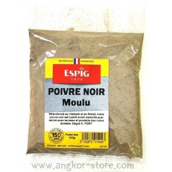 POIVRE NOIR MOULU - 0.1Kg